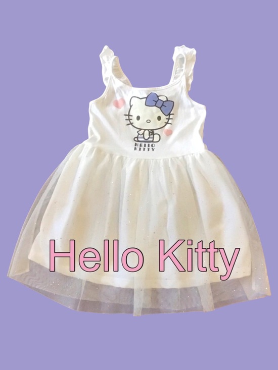 H&M Other - H & M Hello Kitty Sz 3-4T White Girl’s Dress with Bow